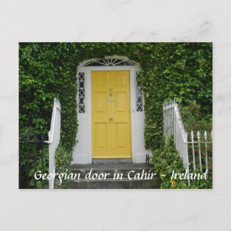 Georgian door in Cahir - Ireland Postcard