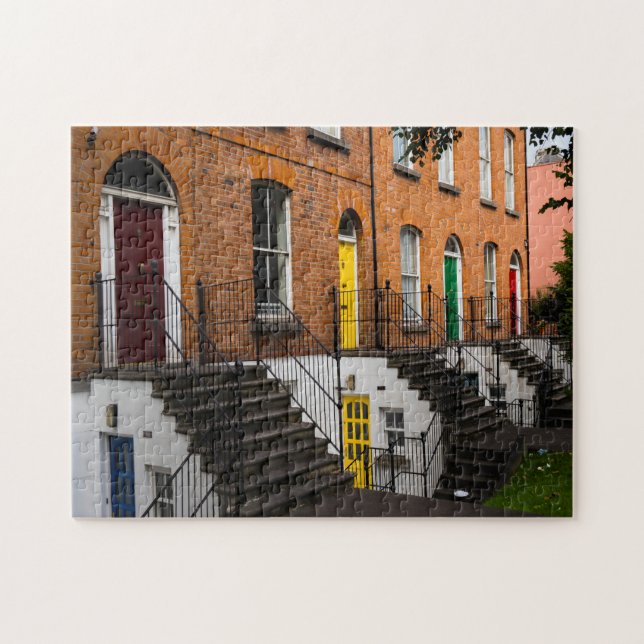 Georgian Dublin Doors Ireland. Jigsaw Puzzle (Horizontal)