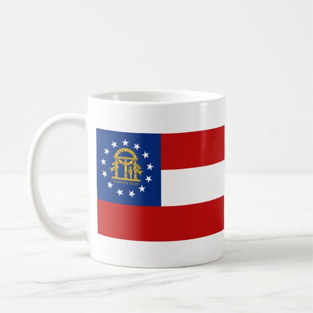 Georgian Flag + Map Mug (Left)