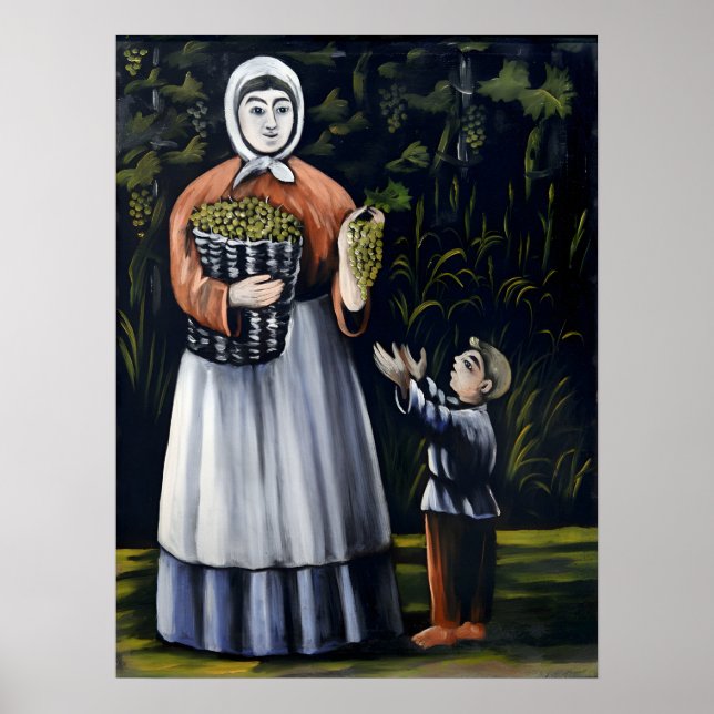 Georgian painter Niko Pirosmani paintings Poster (Front)