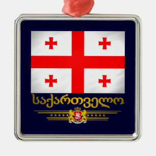 Georgian Pride Ornaments
