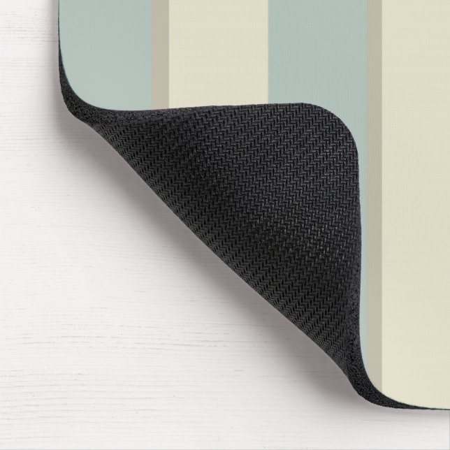 Georgian Stripe Eau de Nil Mouse Pad (Corner)