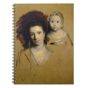Georgiana, Countess Spencer and her Daughter Lady Spiral Notebook
