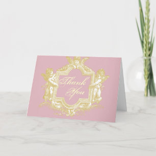 Georgiana (Peony pink) Thank you Card