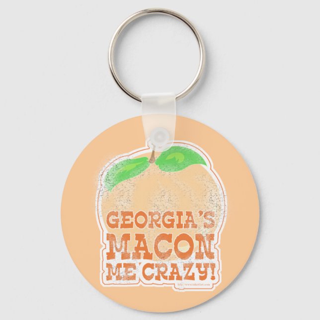 Georgia's Macon Me Crazy! Key Ring (Front)