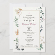 Georgina Framed Invitation