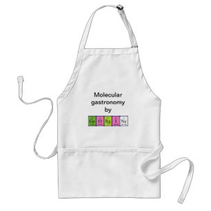 Georgine periodic table name apron