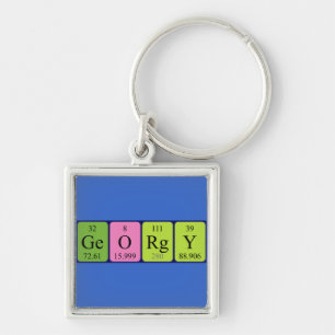 Georgy periodic table name keyring