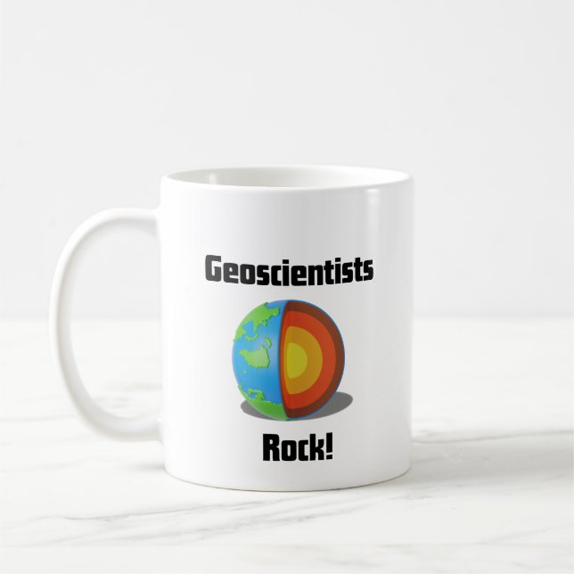 Geoscientists Rock Coffee Mug (Left)