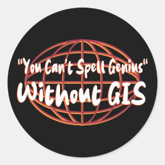 Geospatial/Surveyor Display Classic Round Sticker
