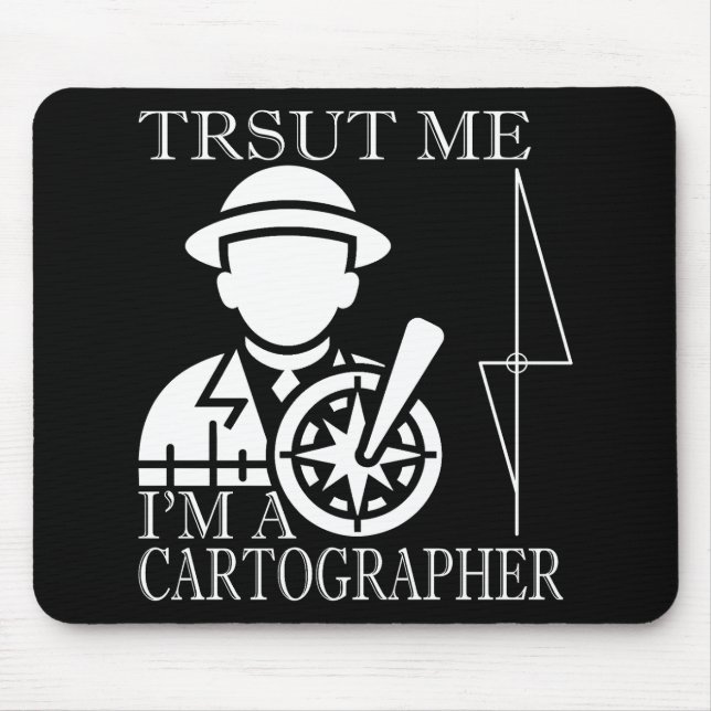  Geospatial/Surveyor Work Mouse Pad (Front)