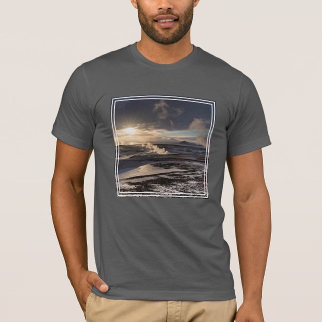 Geothermal Winter Landscape T-Shirt (Front)