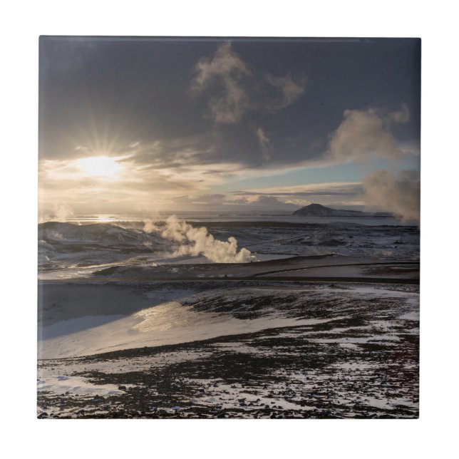 Geothermal Winter Landscape Tile (Front)