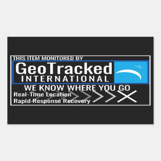 GeoTracked Sticker