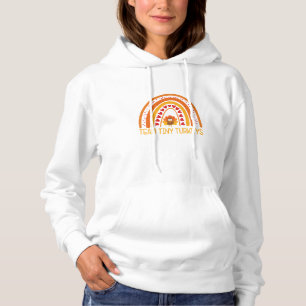 GER1 Team Tiny Turkeys Nurse Rainbow Thanksgiving Hoodie