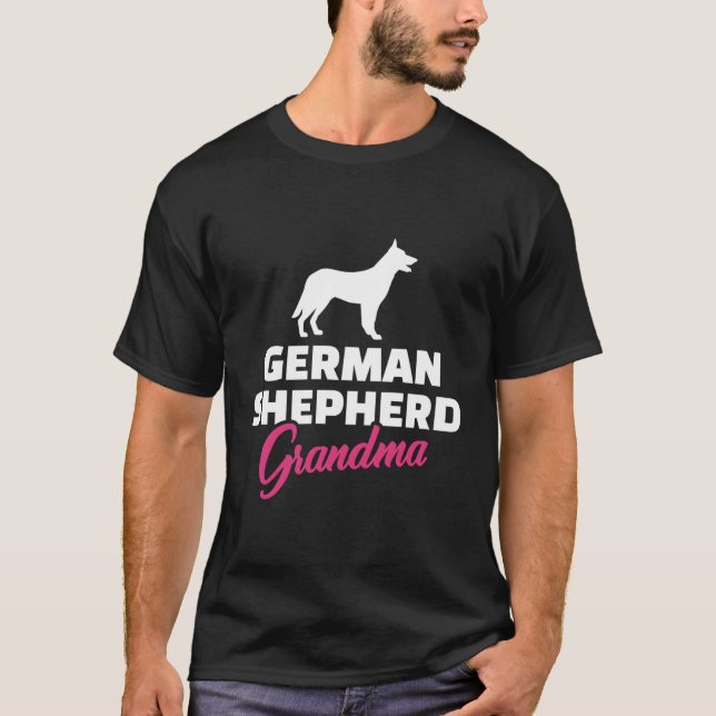 Ger Shepherd Grandma T-Shirt (Front)
