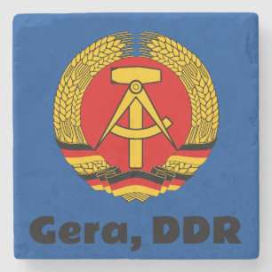 Gera, East Germany - DDR GDR Ostdeutschland Stone Coaster