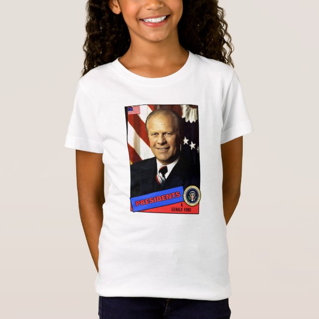 Gerald Ford Baseball Card T-Shirt (Front)
