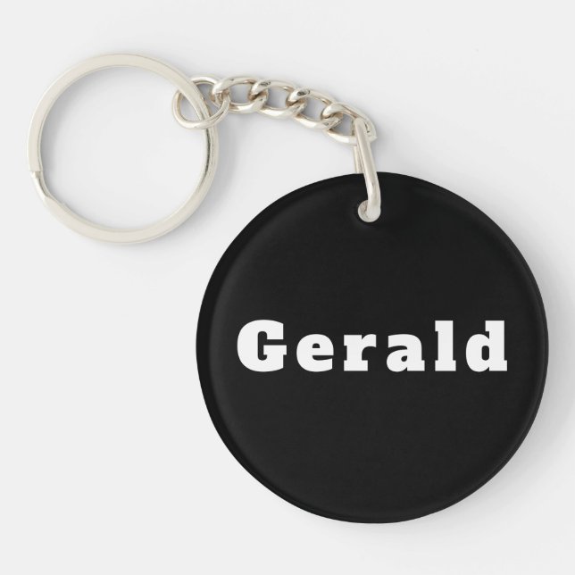 Gerald Key Ring (Front)