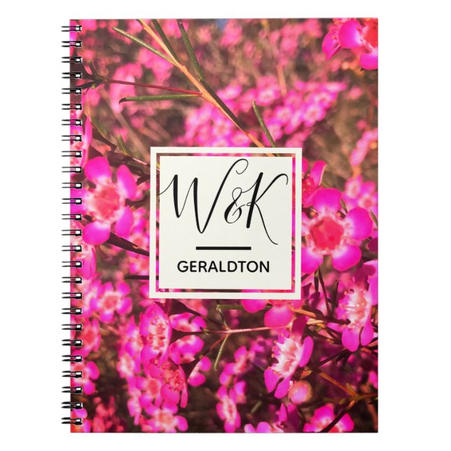 Geraldton Wax Notebook (Front)