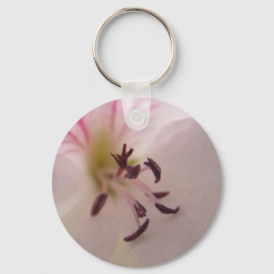 Geranium Centre Keychain