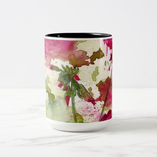 geranium coffee mug (Center)