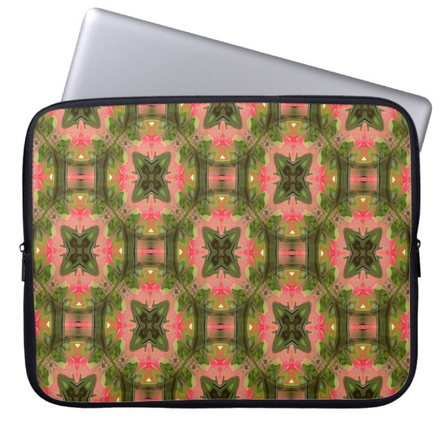Geranium Delights... Laptop Sleeve (Front)