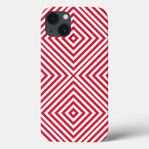 Geranium Diamond Chevron @ Emporiomoffa iPhone 13 Case