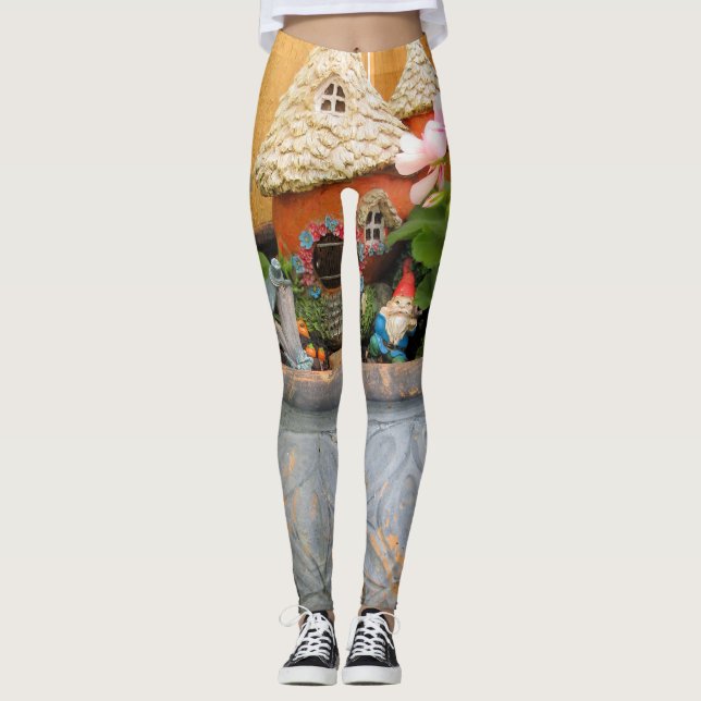 Geranium Gnome 03 Leggings (Front)