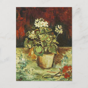 Geranium in a Flowerpot, Vincent van Gogh Postcard