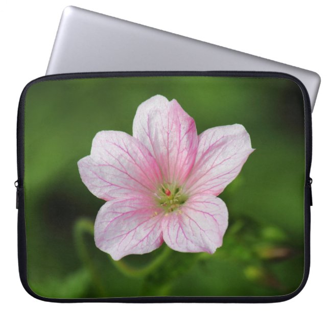 Geranium Laptop Sleeve (Front)
