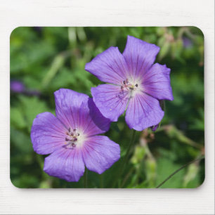Geranium pratense mouse pad