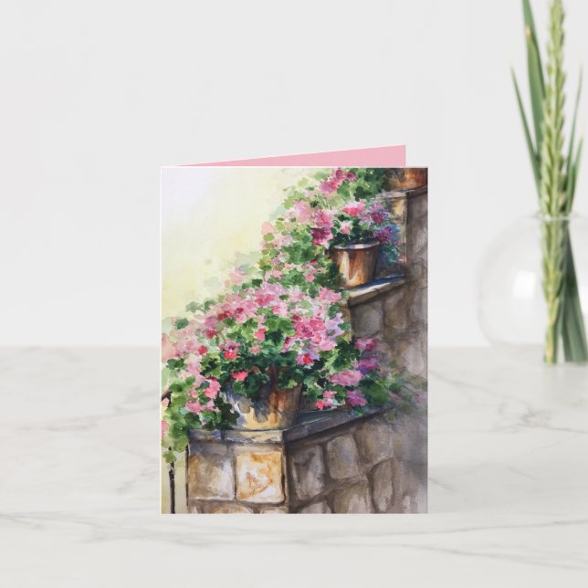 Geranium Wall Card (Front)
