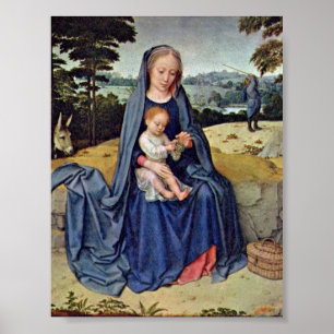 Gerard David - The Rest on the Flight into Egypt Poster