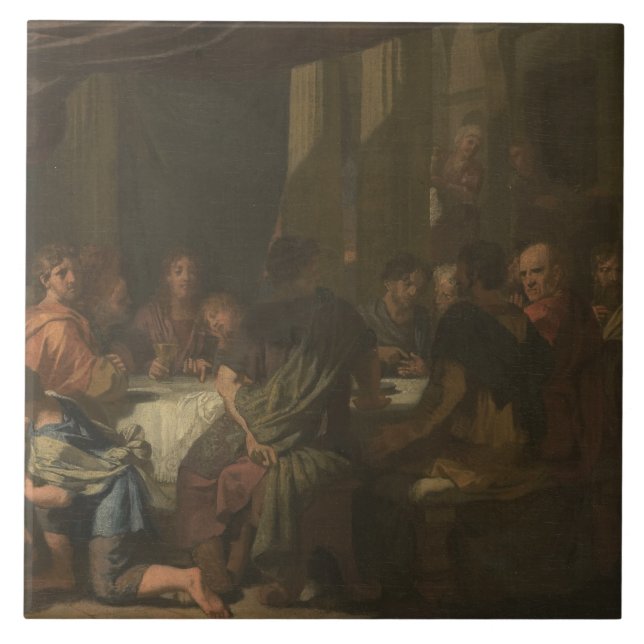 Gerard de Lairesse - The Last Supper Tile (Front)