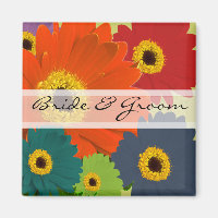Gerber Daisy Wedding Stickers or Customise