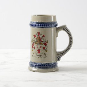 Gerber Family Crest Beer Stein