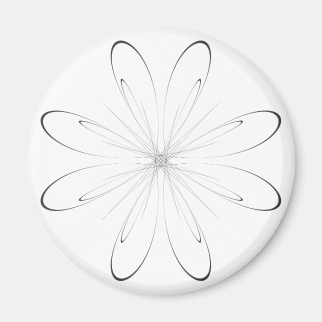 Gerbera arabesque magnet (Front)