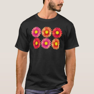 Gerbera Daisies Cute Happy Classic Spring Flower T-Shirt