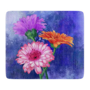 Gerbera Daisies Cutting Board