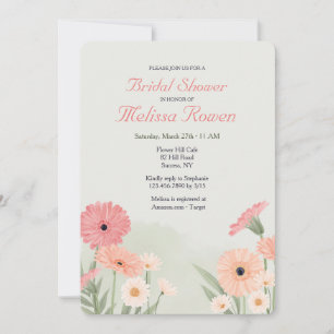 Gerbera Daisies Invitation