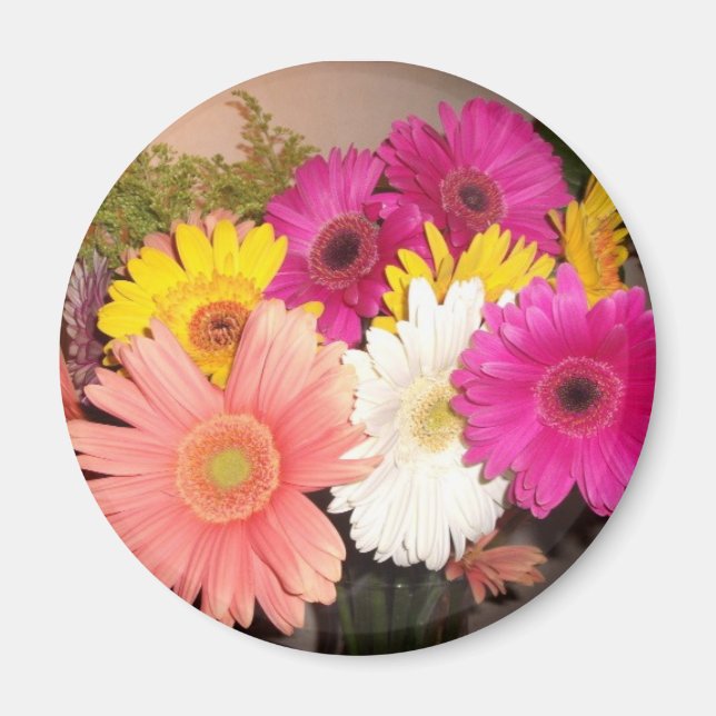 Gerbera Daisies Magnet (Front)