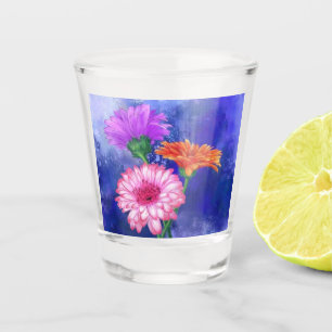 Gerbera Daisies Shot Glass