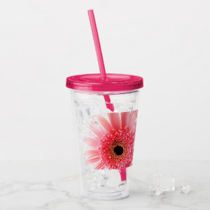 Gerbera Daisy Acrylic Tumbler