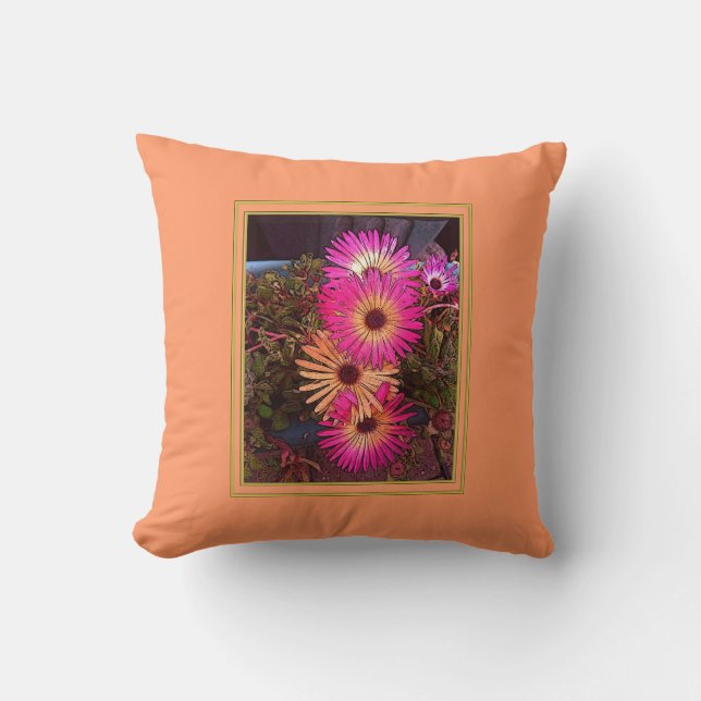Gerbera Daisy American MoJo Pillows (Front)