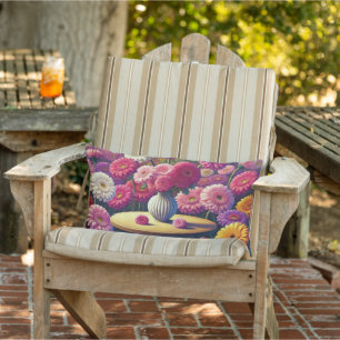Gerbera Daisy Charm Outdoor Lumbar Cushion