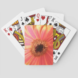 Gerbera Daisy Flower Playing Cards
