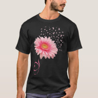 Gerbera Daisy Flower Ribbon Pollen Breast Cancer M