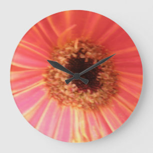 Gerbera Daisy Flower Wall Clock