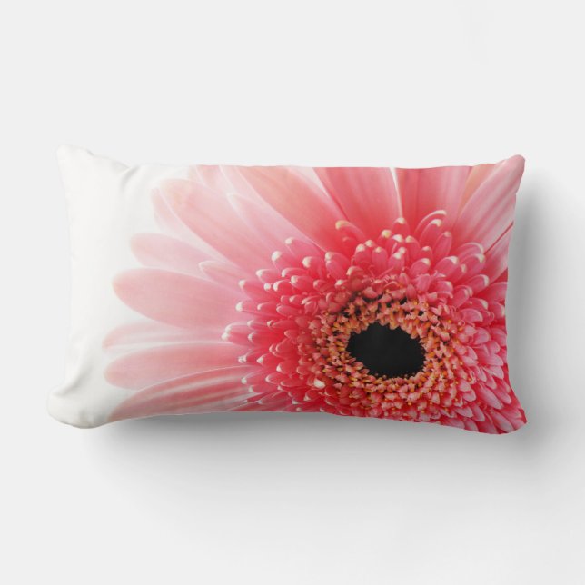 Gerbera Daisy  Lumbar Cushion (Front)